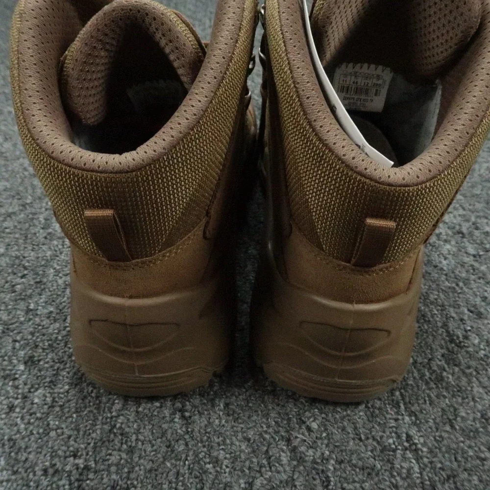 Lowa Boots Mens 12 Coyote Brown Zephyr GTX Mid TF Gore Tex Hiking Task Force